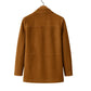Women’s Suede Leather Coat Handmade Vintage Jacket Minimal Western Style