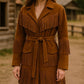 Women’s Western Fringe Coat Suede Leather Cowgirl Jacket Handmade Rodeo Style